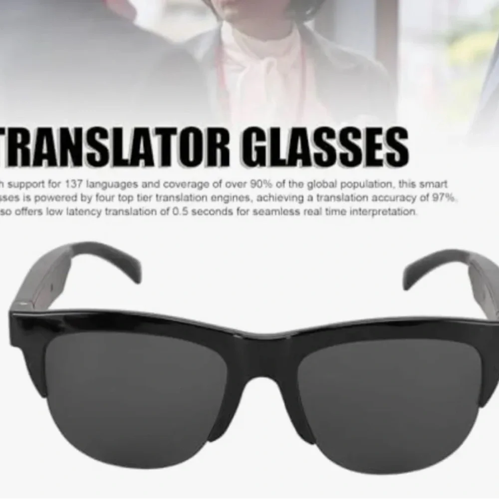 AI Smartglasses GL-10. Self adjusting, translator in 137 languages.